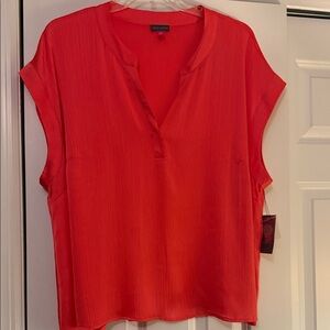 Vince Camuto Vibrant Red Blouse